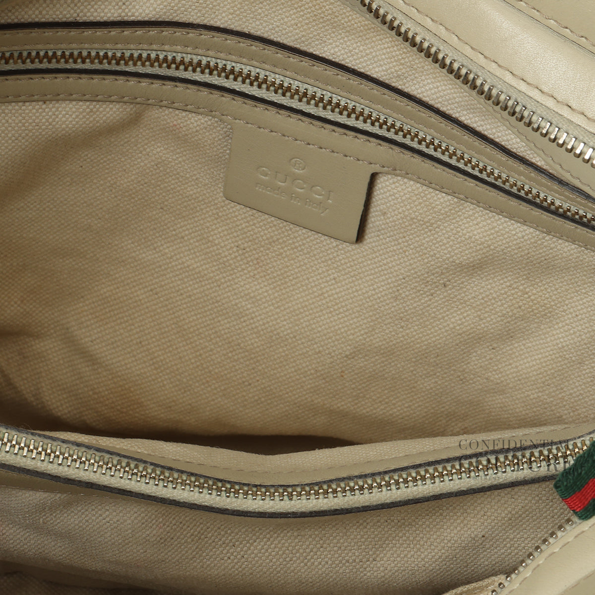 Ivory/Ebony GG Canvas Mayfair Tote Bag