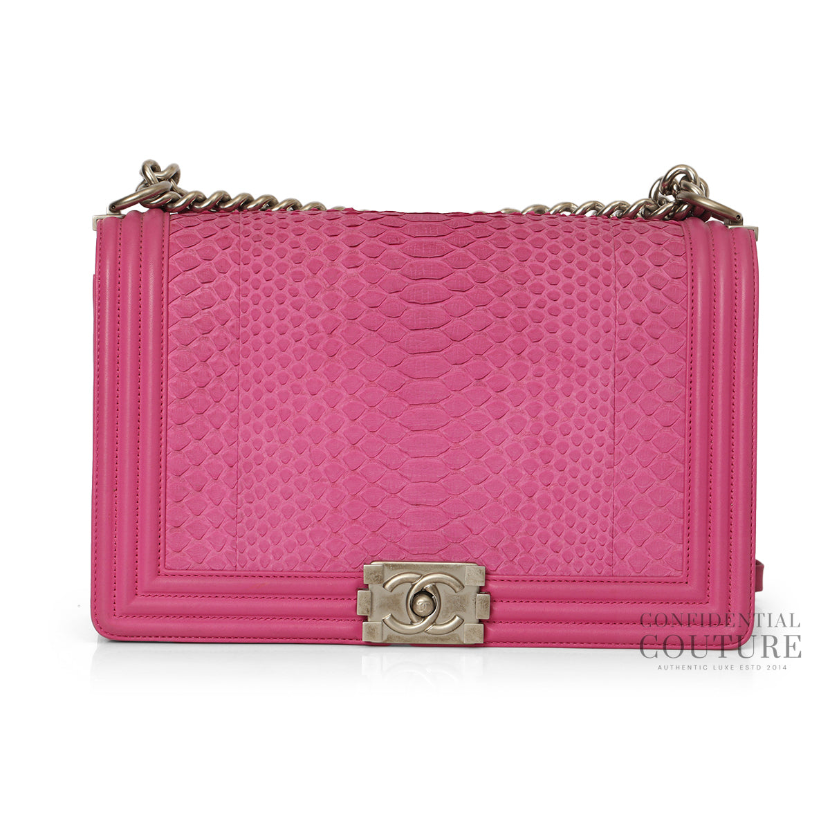 Python Fuchsia Pink New Medium Boy Bag