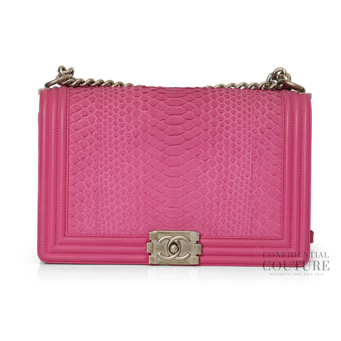 Python Fuchsia Pink New Medium Boy Bag