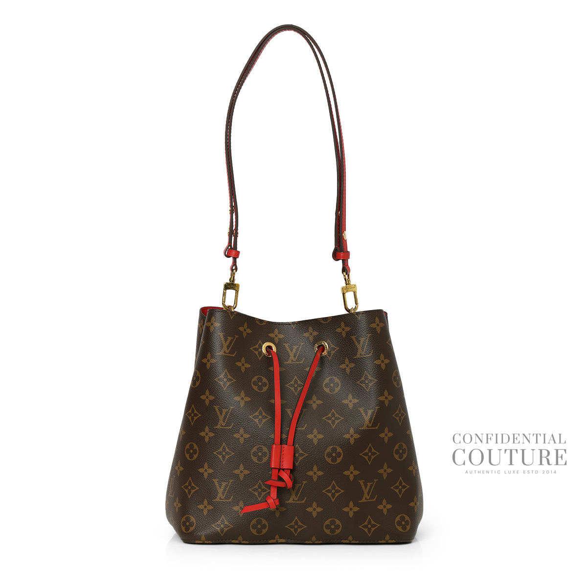 NéoNoé MM Monogram With Red Trims
