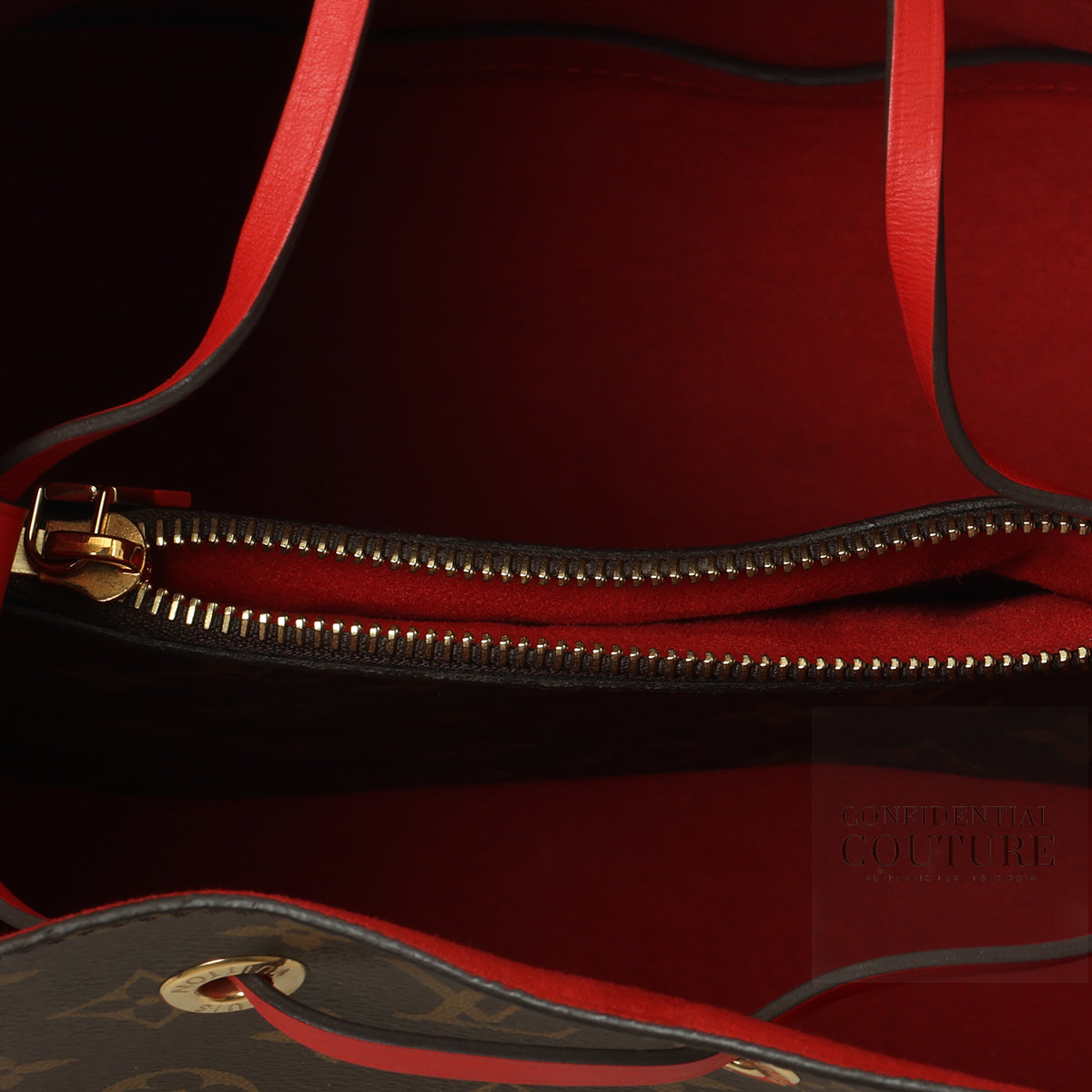 NéoNoé MM Monogram With Red Trims