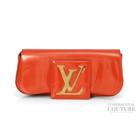 Pochette Sobe Red Patent Leather Clutch