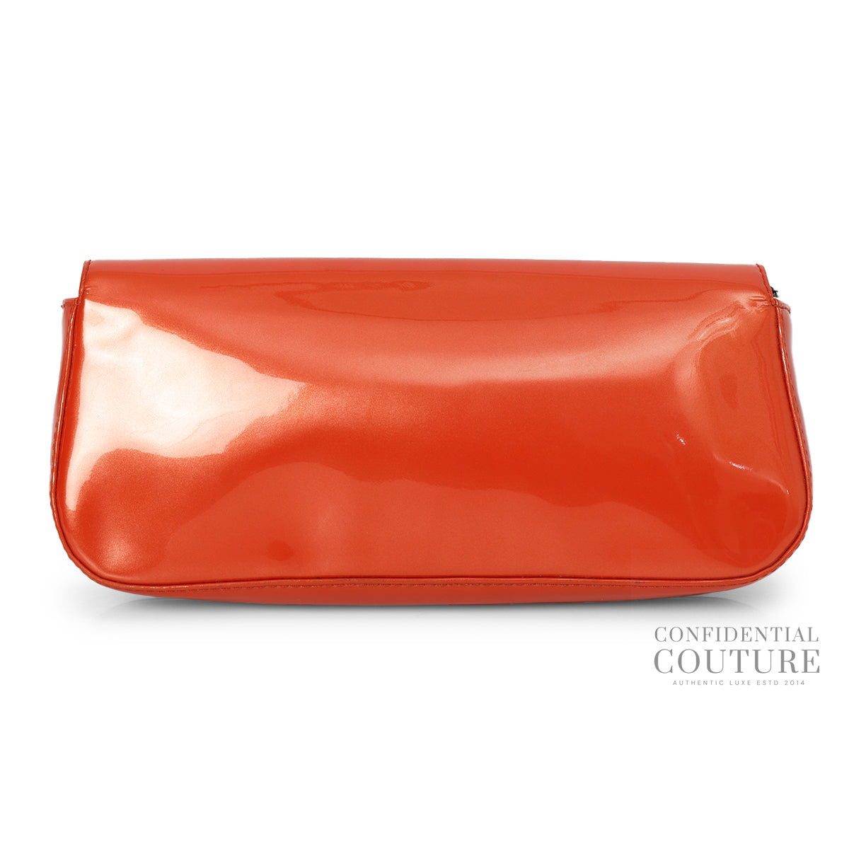Pochette Sobe Red Patent Leather Clutch