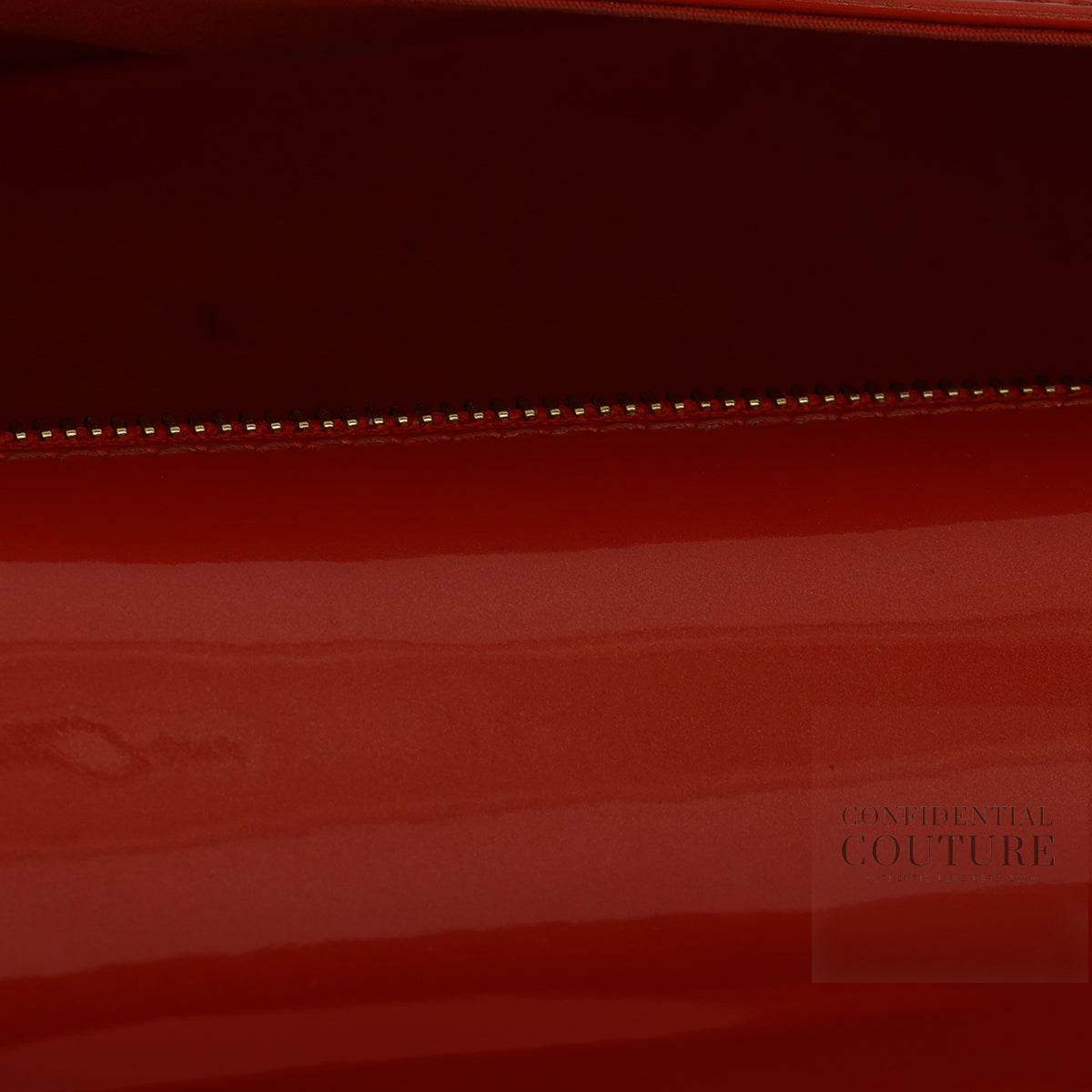 Pochette Sobe Red Patent Leather Clutch