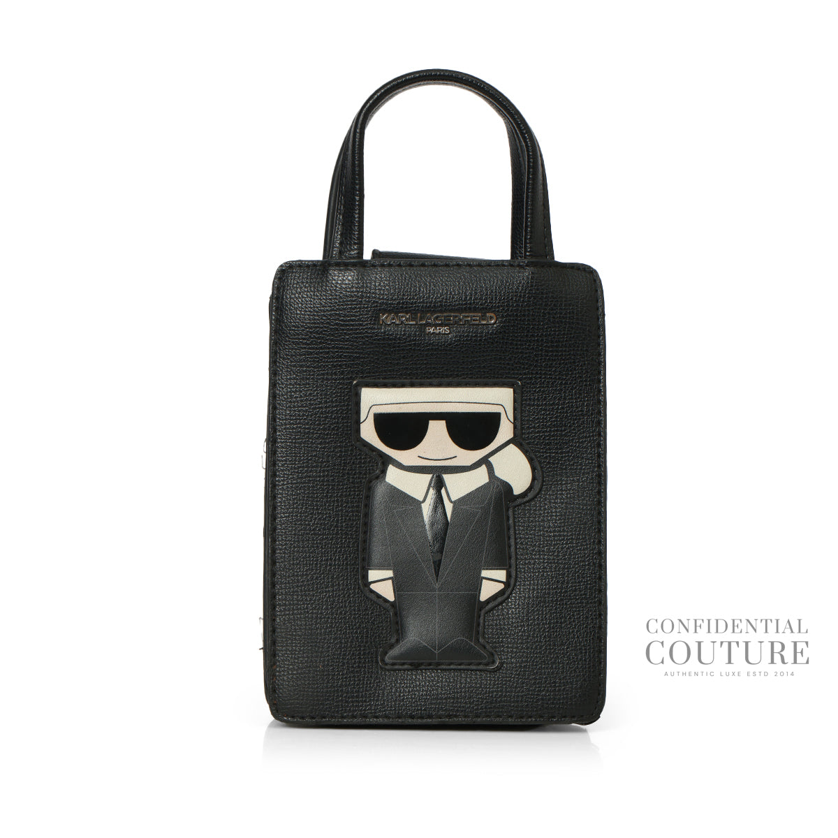 Paris Maybelle Phone Black Crossbody Bag