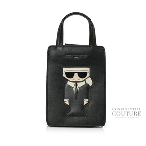 Paris Maybelle Phone Black Crossbody Bag
