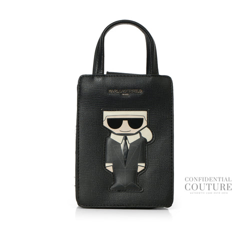 Paris Maybelle Phone Black Crossbody Bag