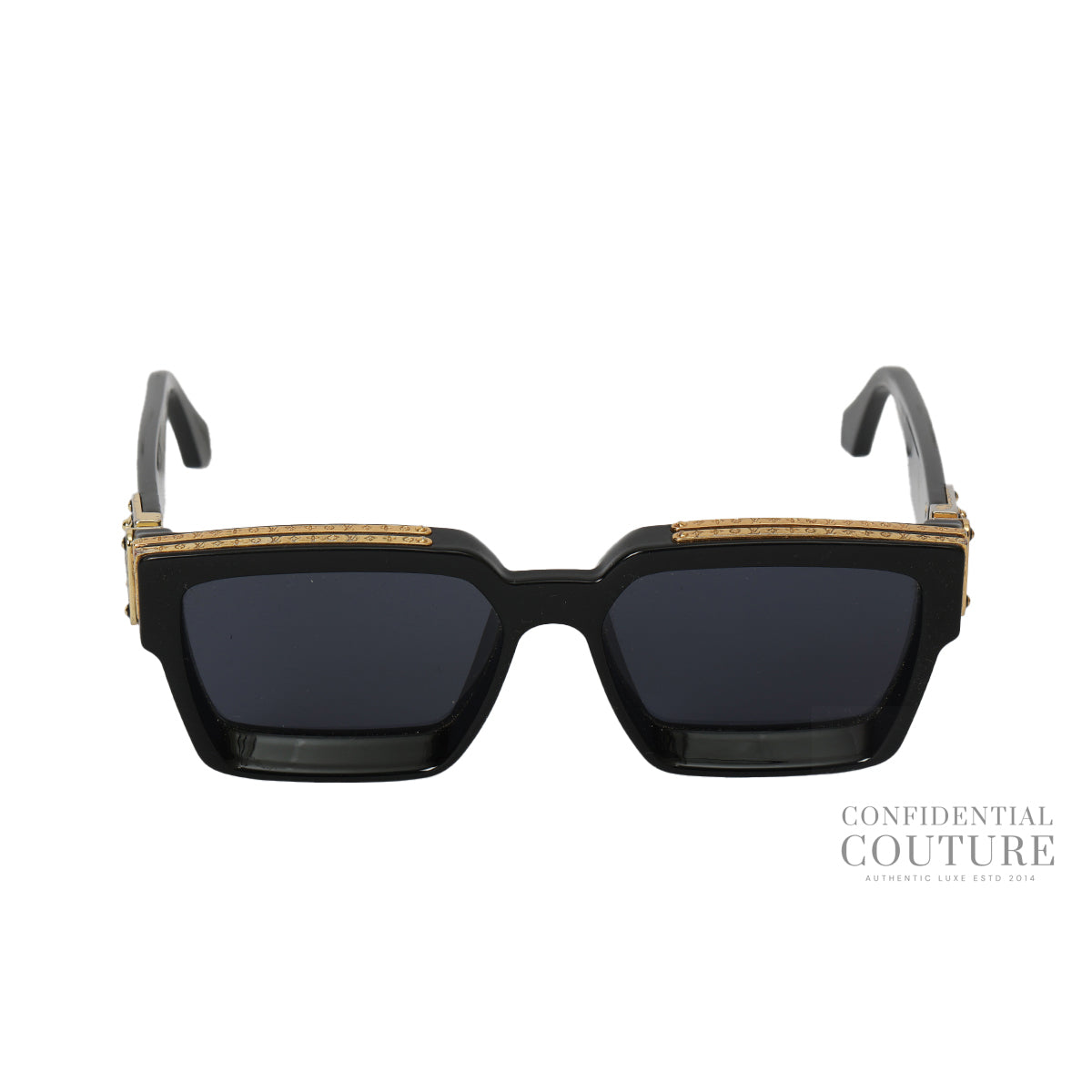 1.1 Millionaires Square Sunglasses With Monogram Pattern