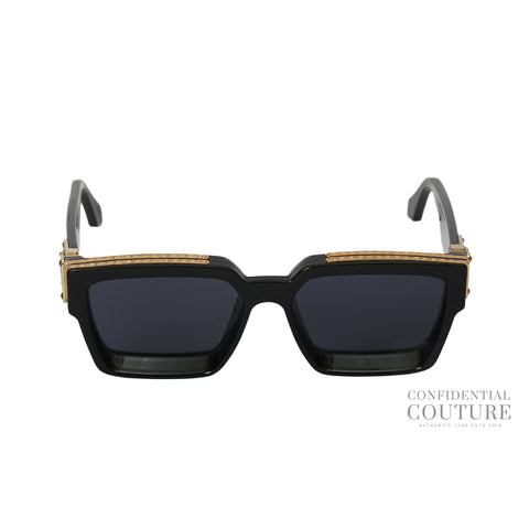 1.1 Millionaires Square Sunglasses With Monogram Pattern