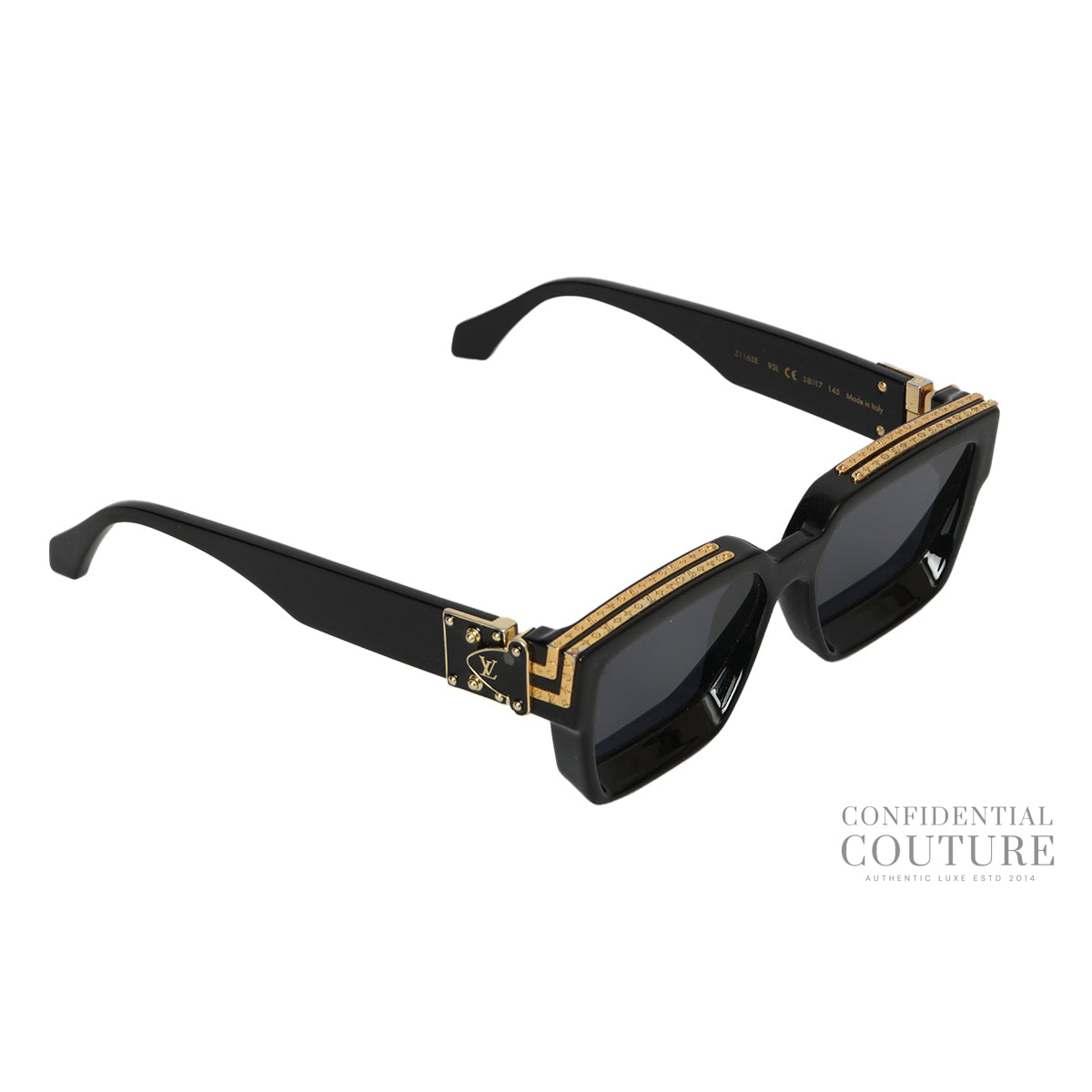 1.1 Millionaires Square Sunglasses With Monogram Pattern
