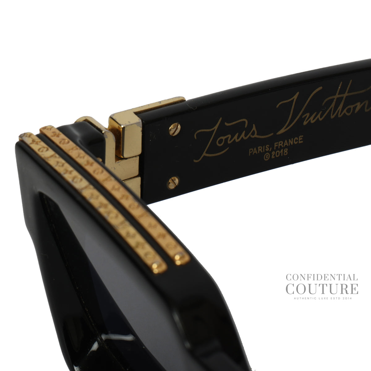 1.1 Millionaires Square Sunglasses With Monogram Pattern