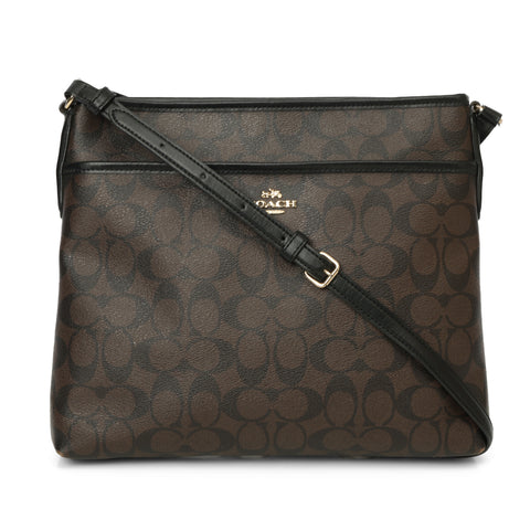 Brown Monogram Canvas  Messenger Crossbody Bag One Size