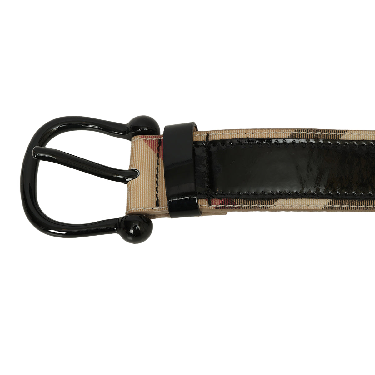 Monogram Black Patent Leather Belt Size: 36
