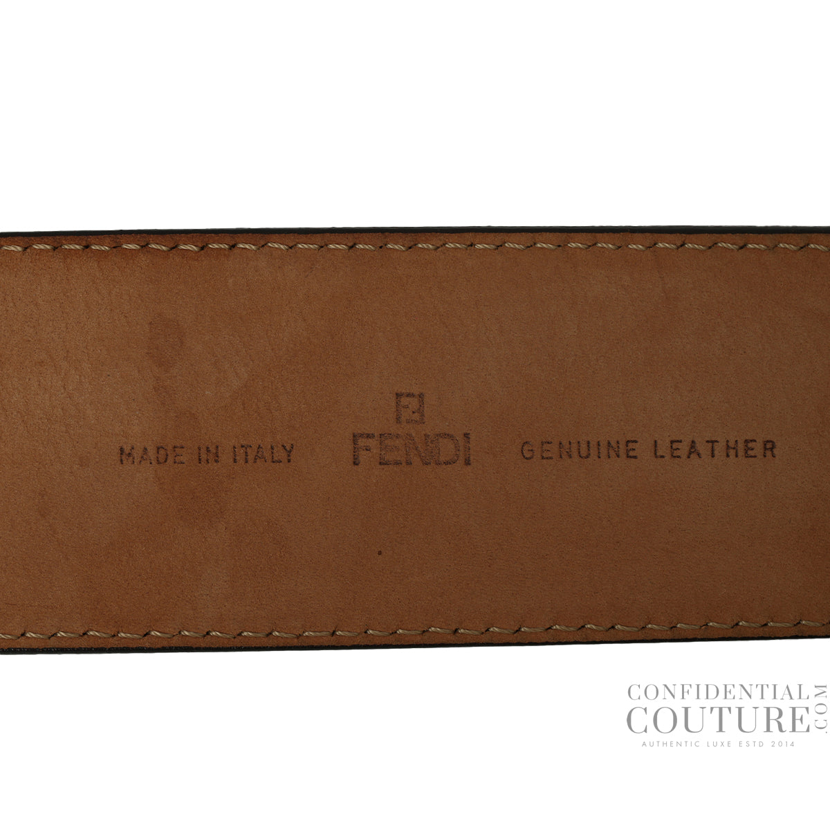 Black Leather Buckle Belt 36