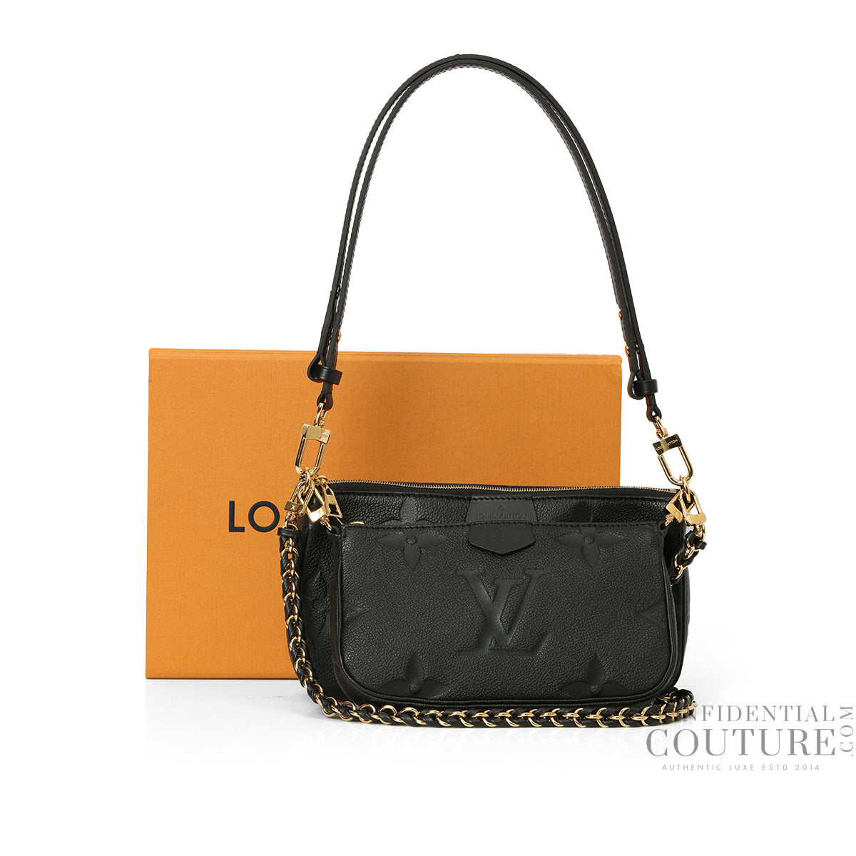 Multi-Pochette Accessories Black Monogram Empreinte