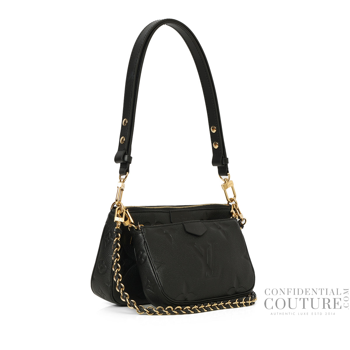 Multi-Pochette Accessories Black Monogram Empreinte
