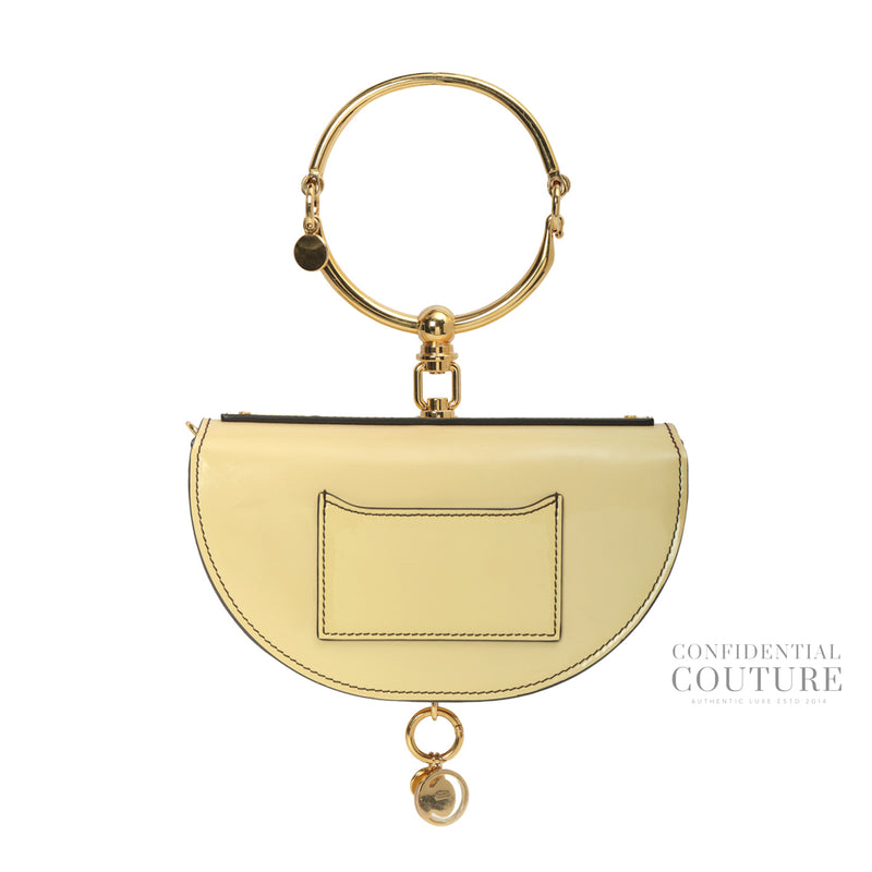 Multicolor Patent Leather Small Nile Bracelet Minaudiere Crossbody Bag