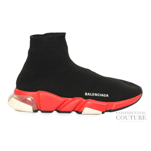 Black Speed Clear Sole Trainer Sneakers. UK 7, US 8, EU 41