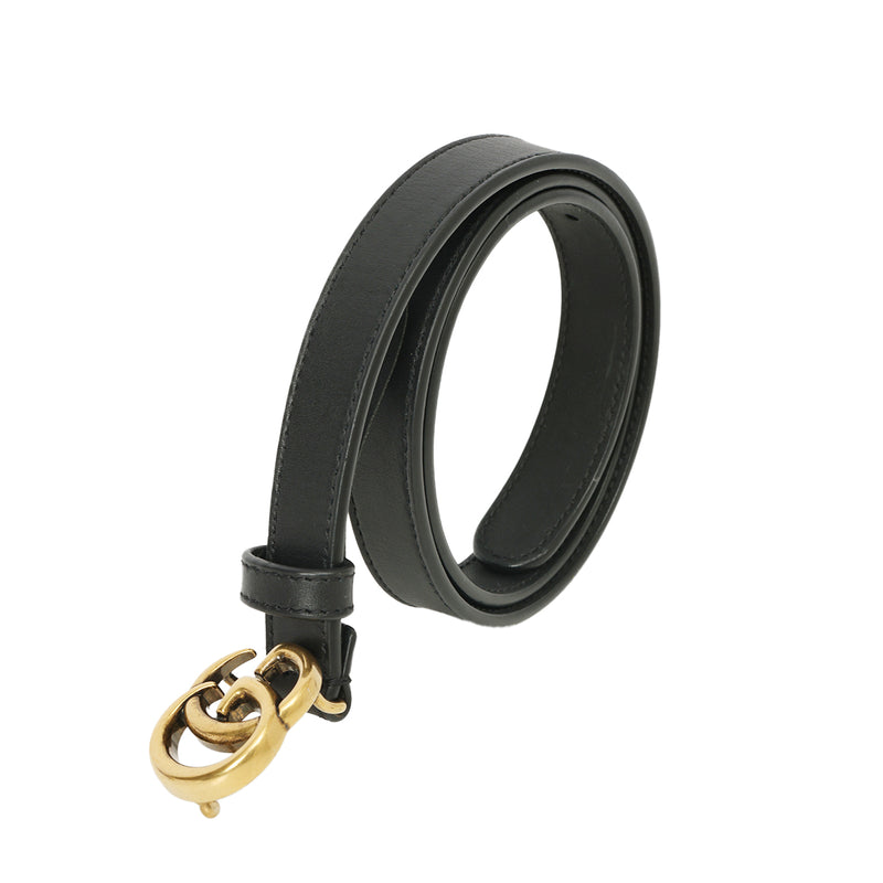 Marmont Thin Black Belt Size: 30
