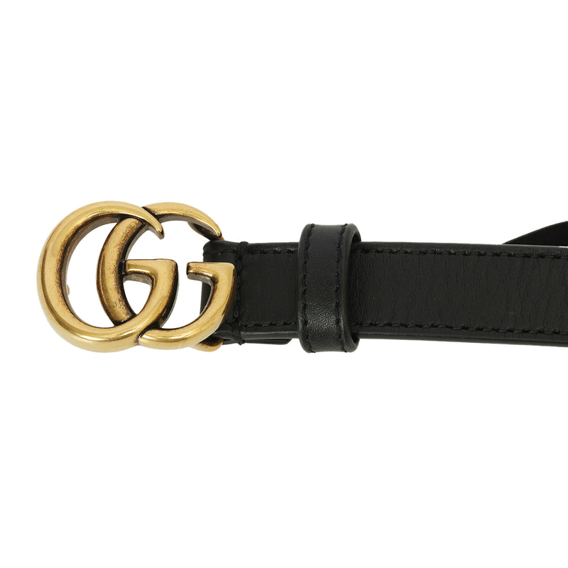 Marmont Thin Black Belt Size: 30