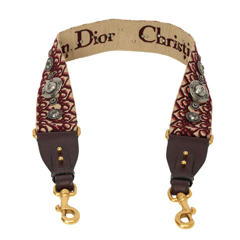 Canvas Studded Shoulder Strap One Size