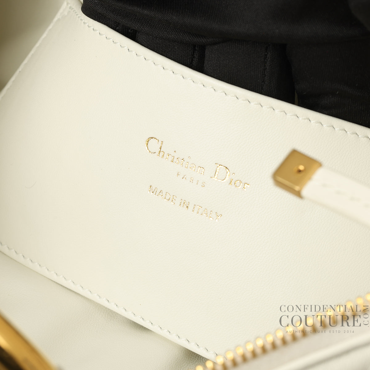 White Cannage Walk In Dior Bag