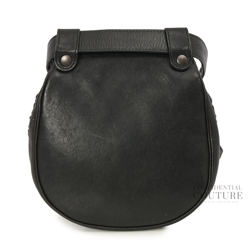 Intrecciato Nappa Leather BlackWaist Bag