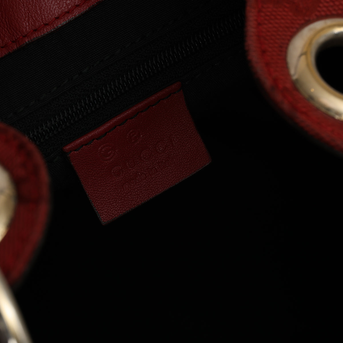 Red GG Guccisima Hobo Bag