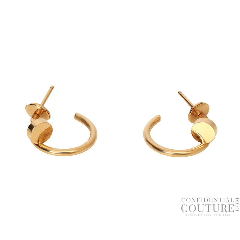 Juste un Clou Hoop Earrings in 18K Yellow Gold | Small Model