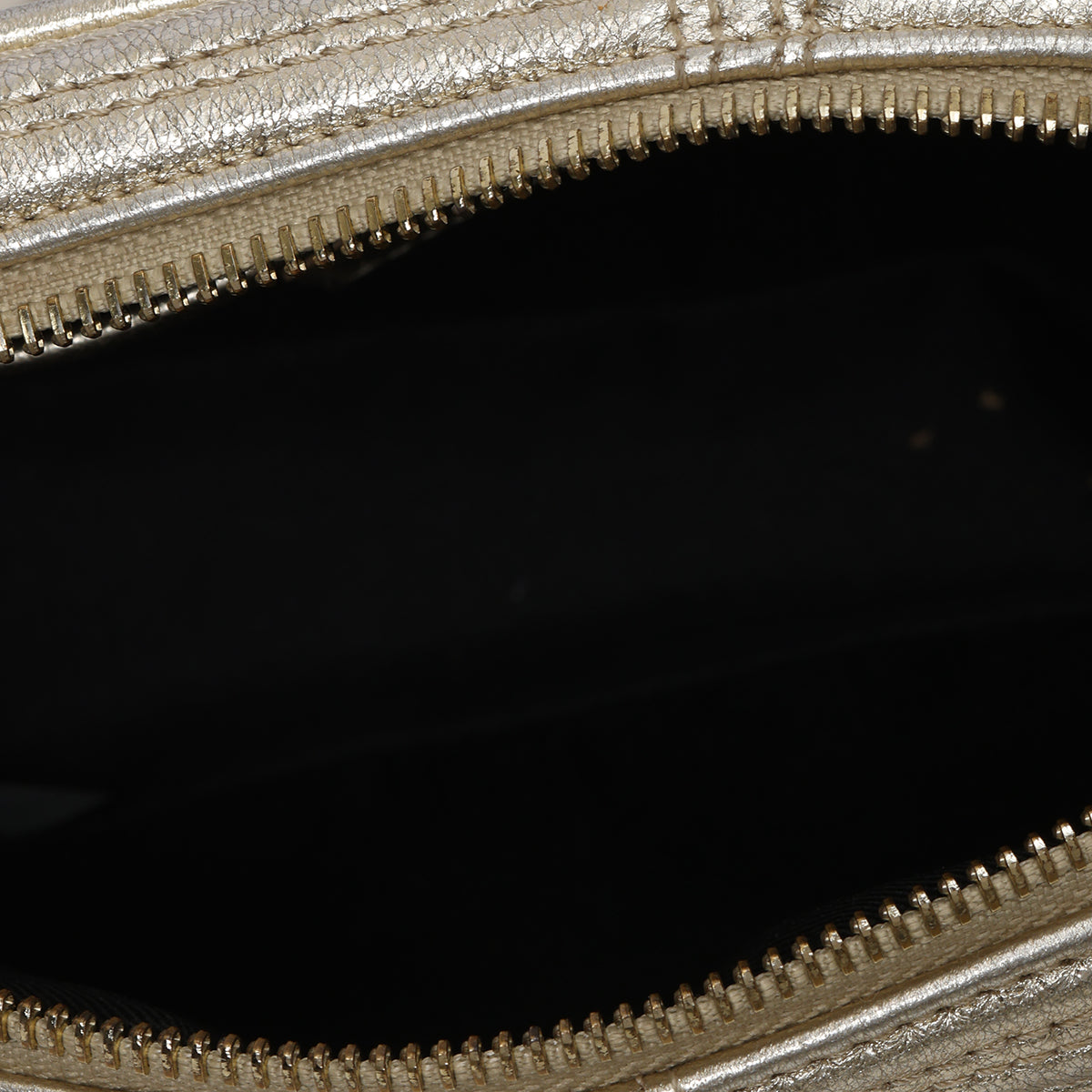 Gold Bandolera Quilted Icon Camera Bag- One Size