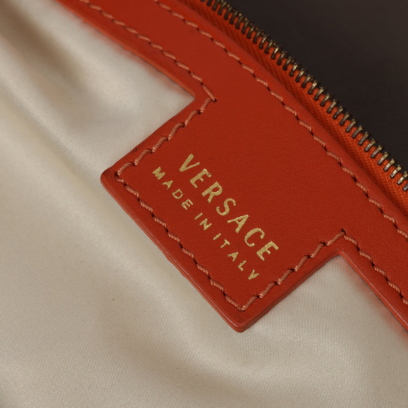 Pre-loved Versace Grey Satchel One Size