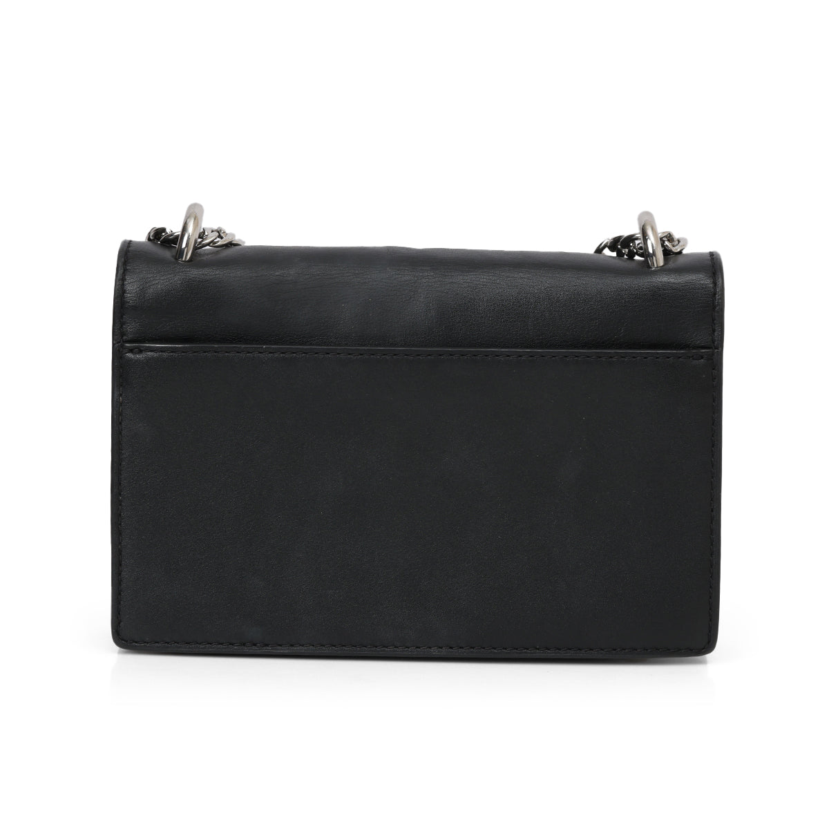 Black Double Take Leather Logo Crossbody Bag One Size