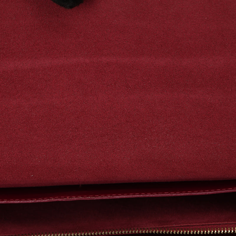 Fuchsia Monogram Canvas Flore Chain Wallet Bag One Size