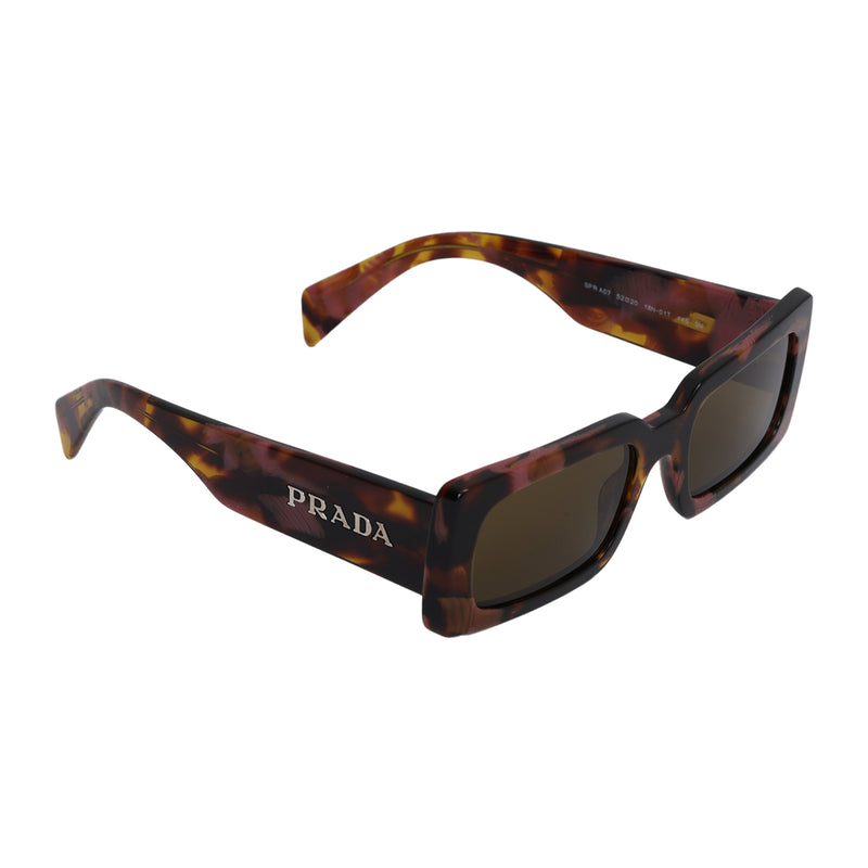 Women Prada Logo Plaque Rectangle-Frame SunglassesSPR A07 52O20 18N-01T 145 3N
