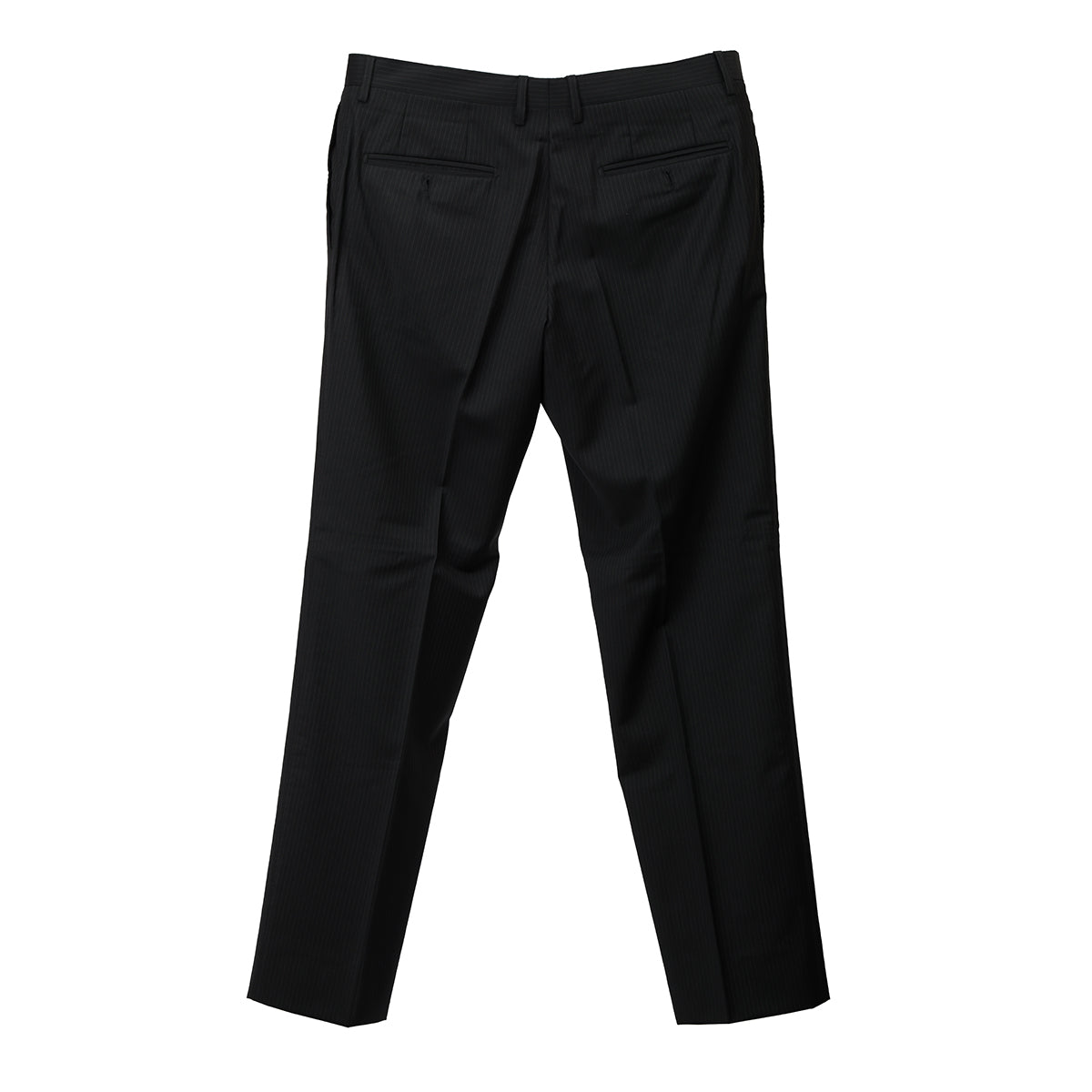 Black Stripe Two Piece Suit For Men- UK42