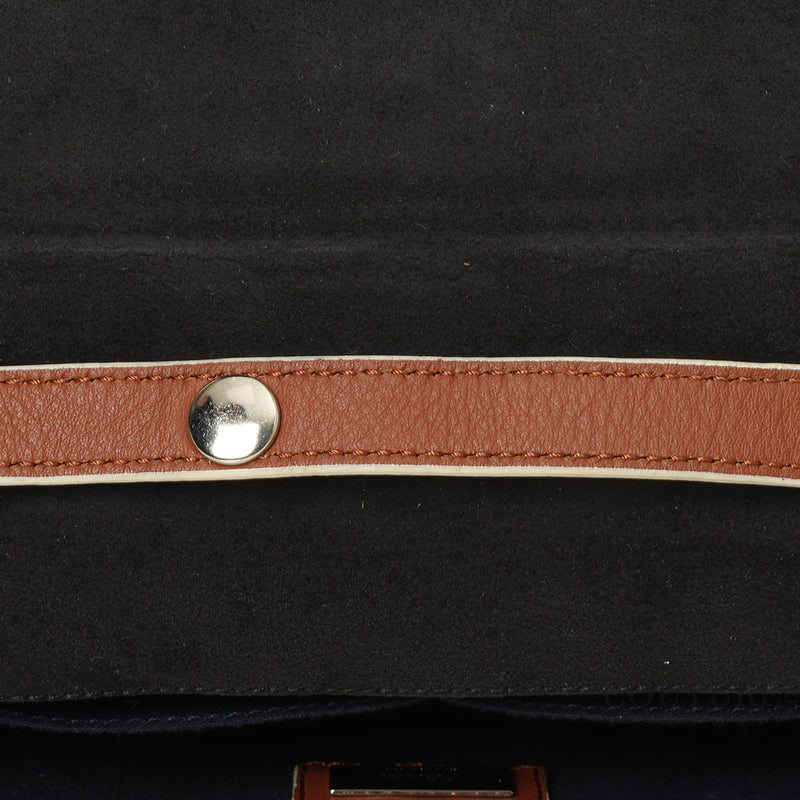 Women Fendi Tan Mini 3 Baguette Perspex Studded Bag