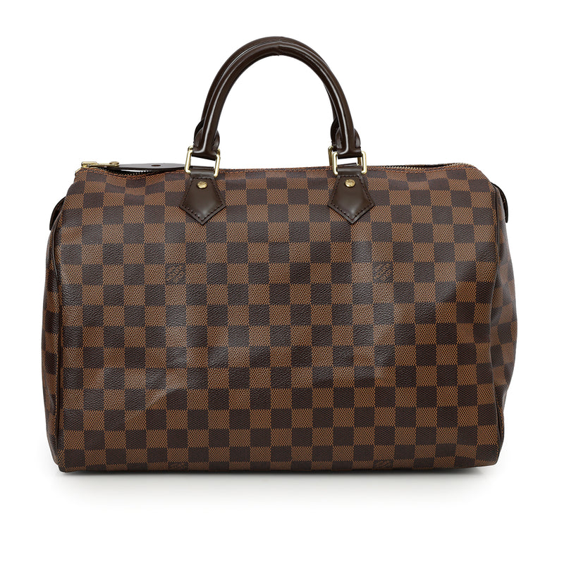 Louis Vuitton Damier Ebene Speedy 35 Bag