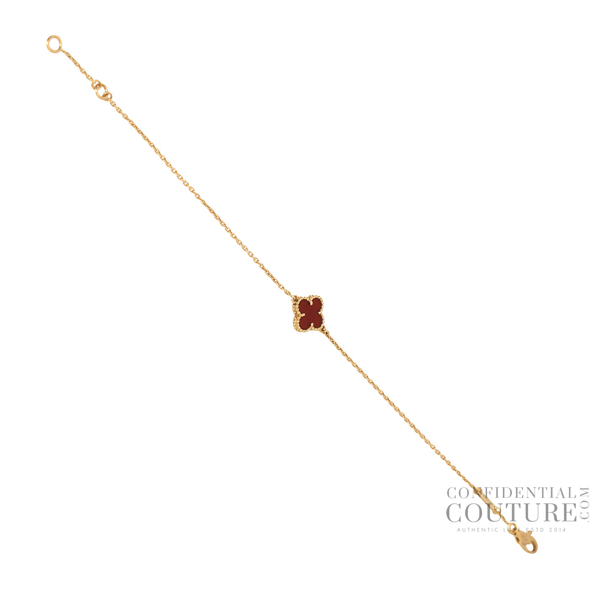 Sweet Alhambra Carnelian Bracelet