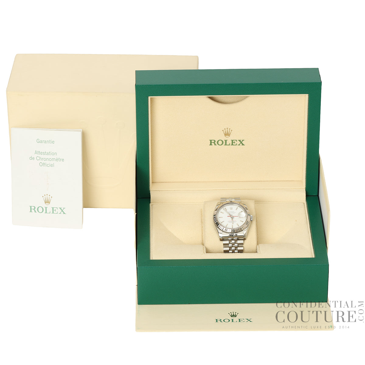 Datejust Turn-O-Graph Oystersteel and White Gold Jubilee 36MM