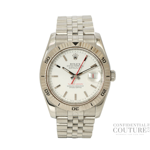 Datejust Turn-O-Graph Oystersteel and White Gold Jubilee 36MM
