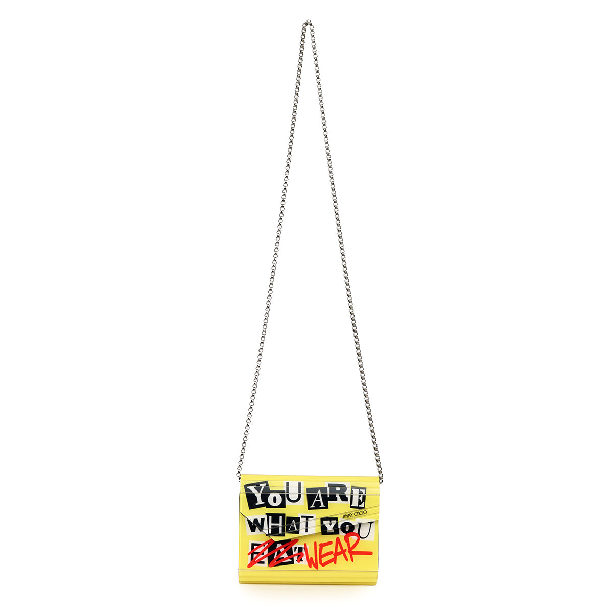 Yellow Graffiti Candy Clutch Bag One Size
