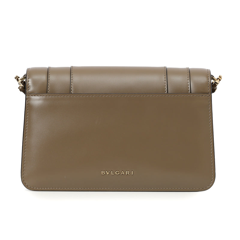 Serpenti Mud Forever East-West Shoulder Bag One Size