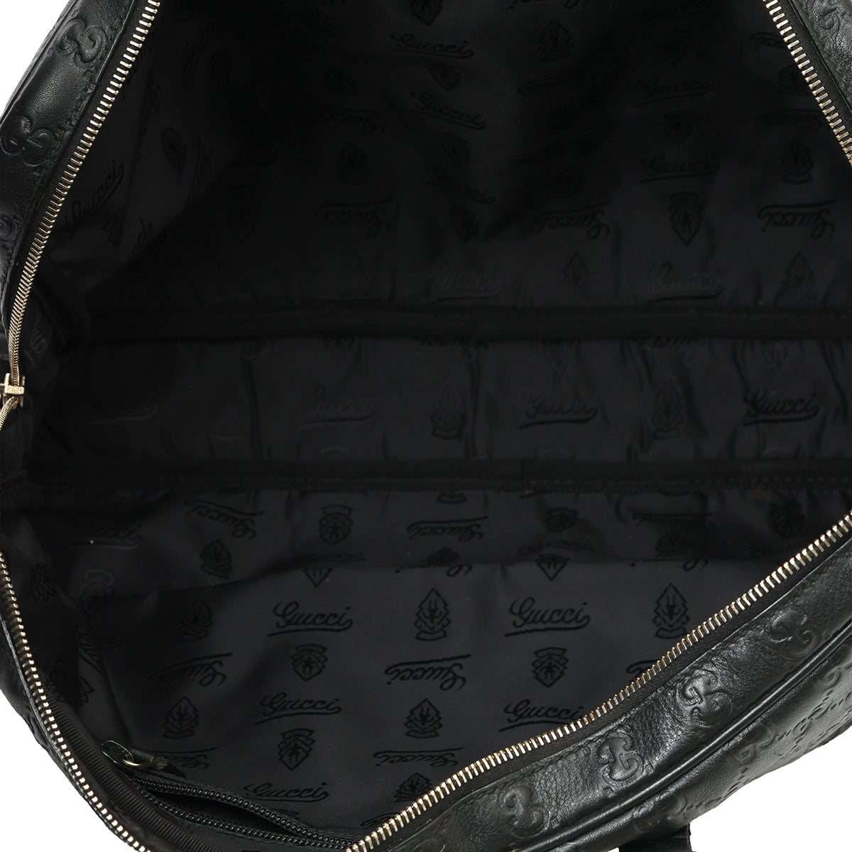 Black GG Signature Briefcase