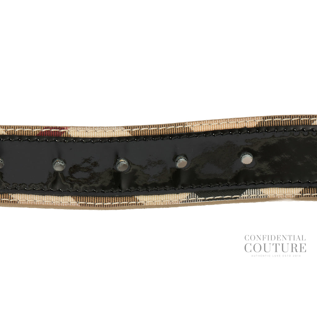 Shop Pre-Owned Burberry Black Studded Belt | 36/90 – Confidential