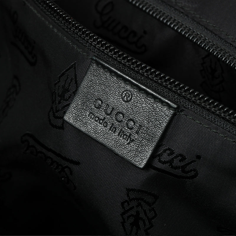 Pre-loved Gucci Black GG Signature Briefcase