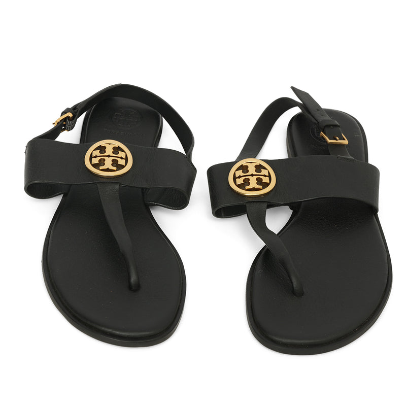 Black Thong Sandals Size USA 8.5