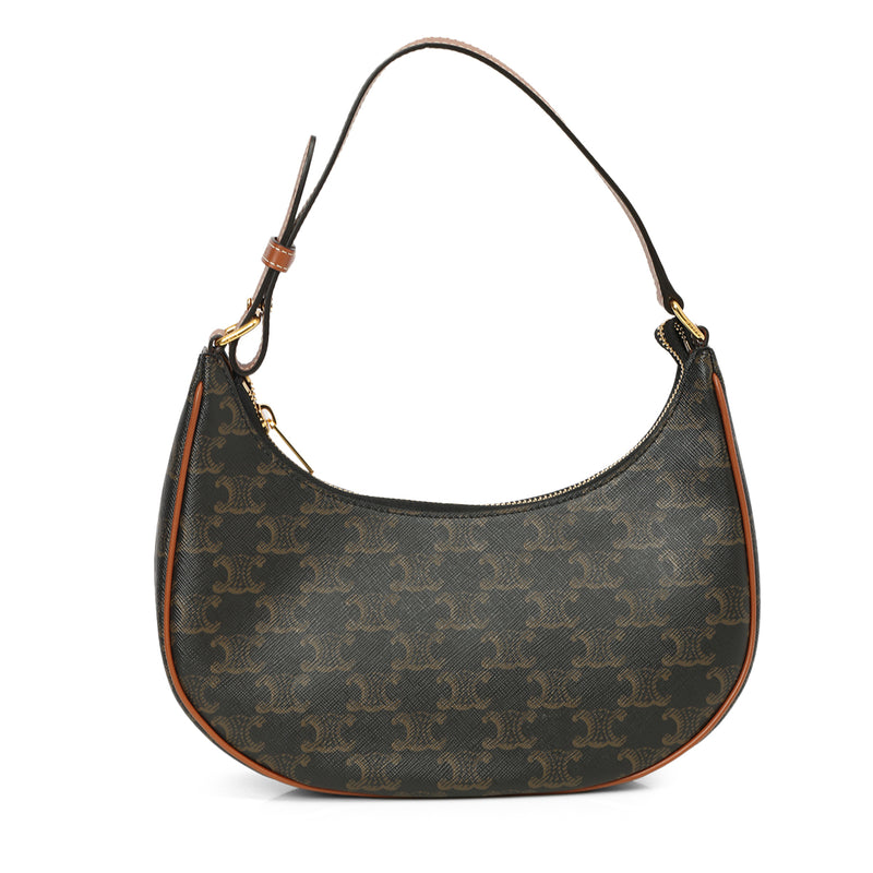 Medium Ava Bag In Triomphe Canvas And Calfskin