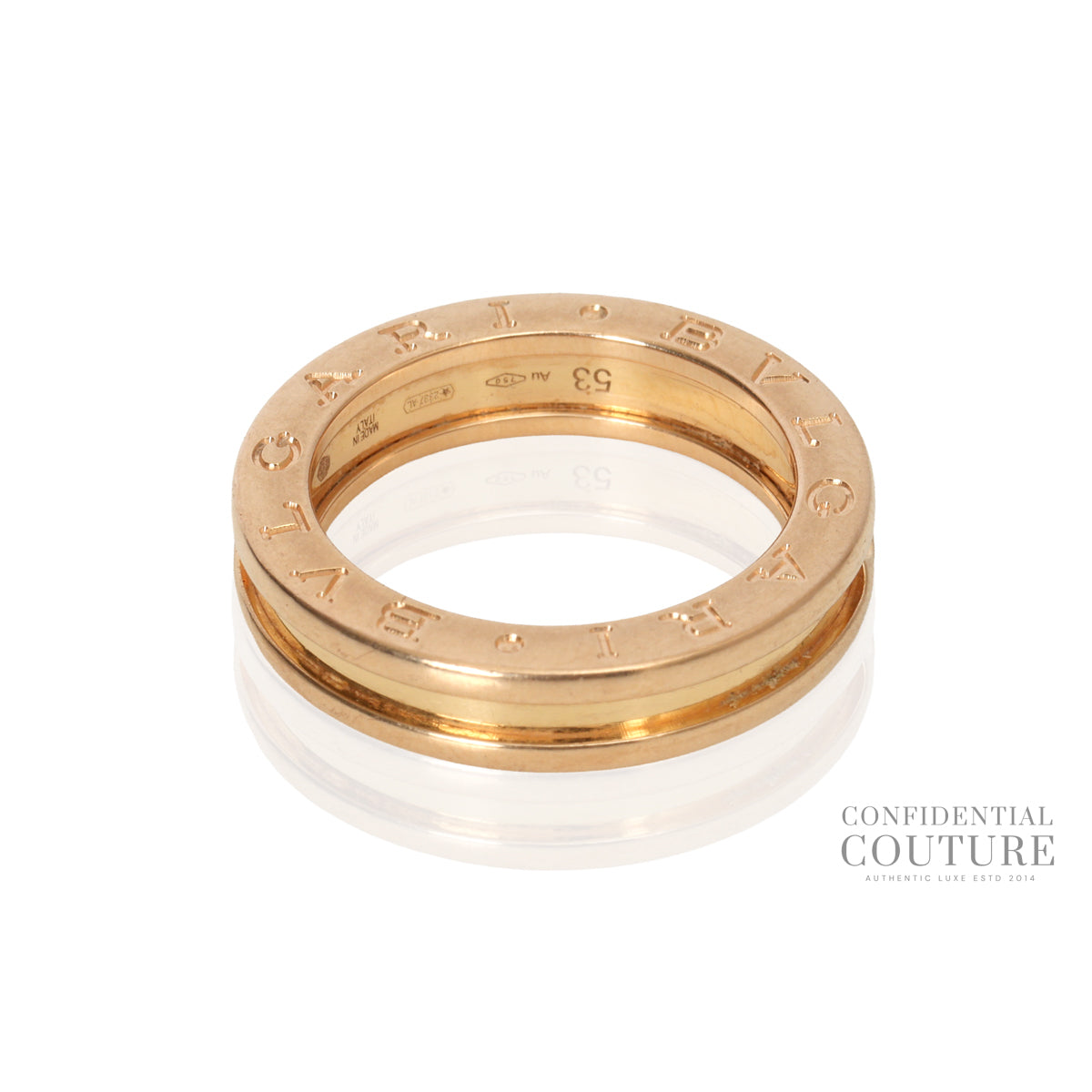 B.Zero1 One-Band Ring In 18 kt Rose Gold