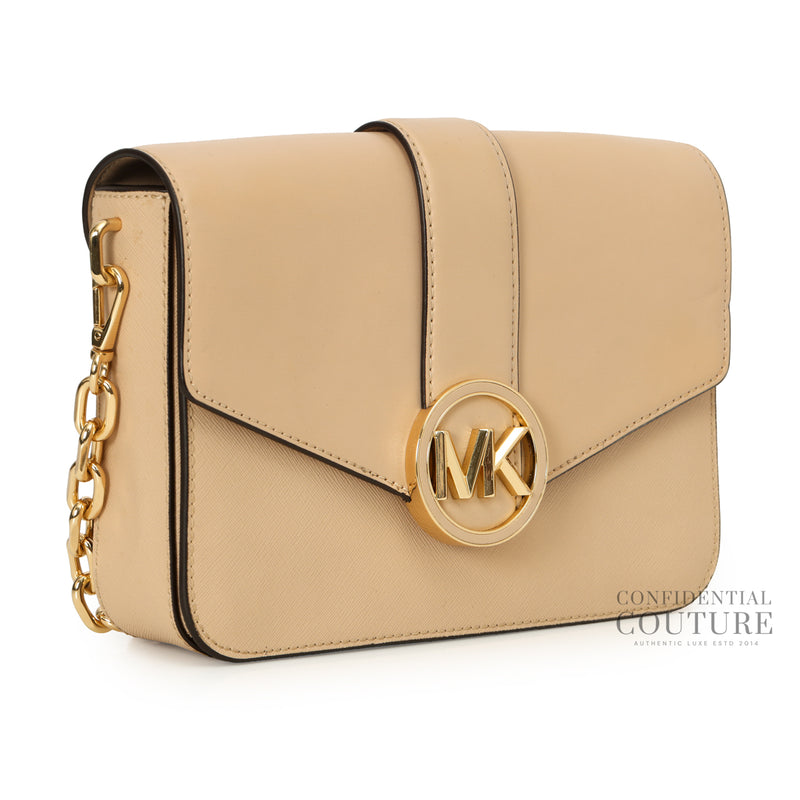 Pre-loved Michael Kors Nude Carmen Shoulder Bag