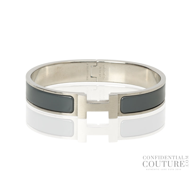 Hermes Clic H bleu abysse Bracelet